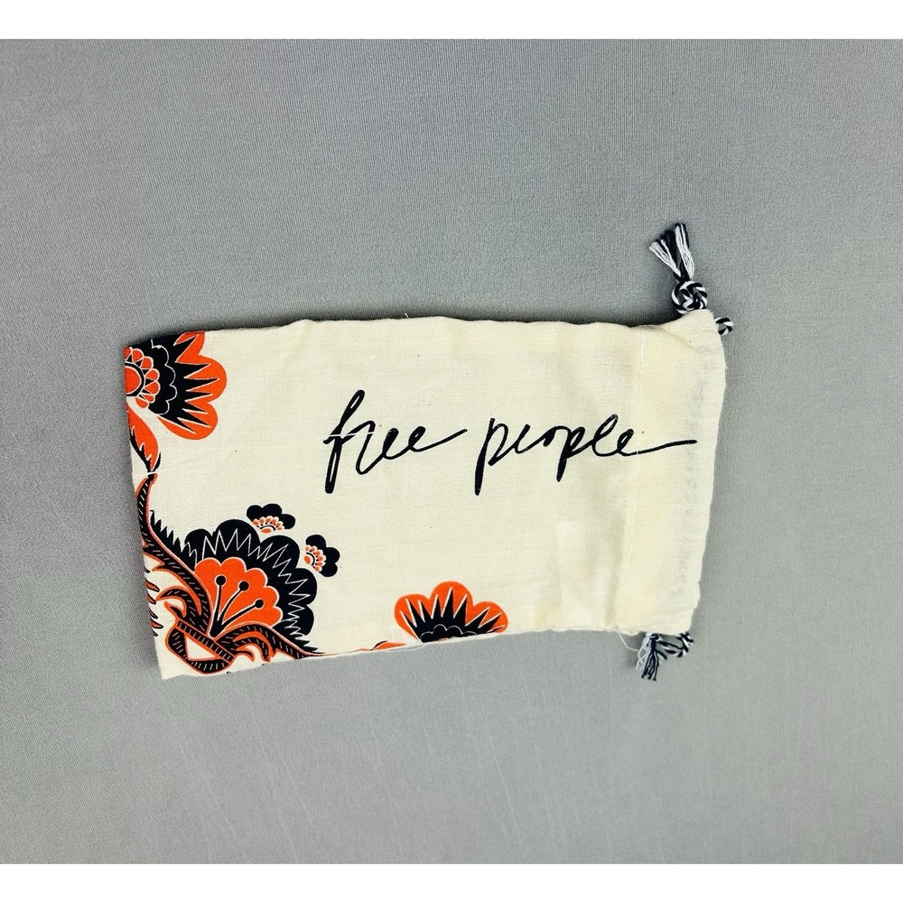 Free People Small Cinch‎ Floral Print Cloth Pouch